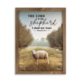 The Lord is my Shepherd, Framed Wall Decor