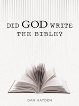 Did God Write the Bible? - eBook
