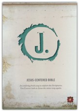 NLT Jesus Centered Bible, imitation leather turquoise