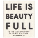 Life Is Beauty Full Organic Dishcloth