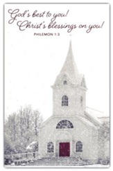 God's Best To You Church Christmas Cards, Box of 18