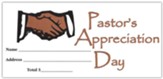 Pastor's Appreciation Day Offering Envelope, Package Of 100,  Bill size