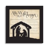 Away In A Manger, Silhouette Wall Decor