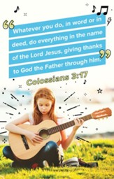 Bible Studies for Life: Kids Colossians 3:17 Postcards Pkg. 25