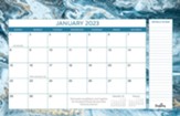 2023 Blue Marble Desk Blotter Calendar
