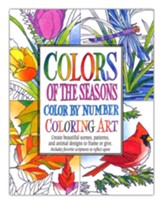 Colors of The Seasons, Color By Number Coloring Art