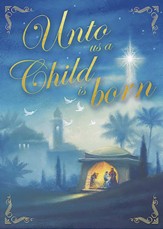 Unto Us A Child Is Born Holiday Cards, Box of 12