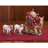 The Real Life Nativity 14 Inch Expanded Animals 3 Piece Set