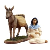 The Real Life Nativity 7 Inch Expecting Mary & Donkey
