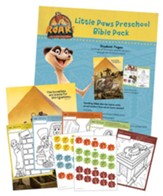 Roar: Little Paws Preschool Bible Pack (50 sheets for 10 kids)