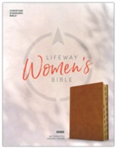CSB Lifeway Women's Bible--genuine  leather, butterscotch (indexed)