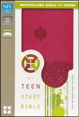 NIV Teen Compact Study Bible,  Imitation Leather, Pink/Pink