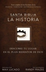Biblia NVI La Historia, Enc. Dura  (NVI The Story: Going Deeper, Hardcover)