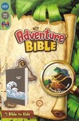 NIV Adventure Bible, Imitation Leather, Gray - Imperfectly Imprinted Bibles