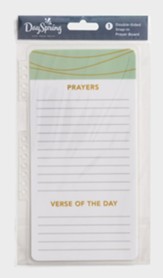 Dry Erase Planner Insert, Prayer Board, Green
