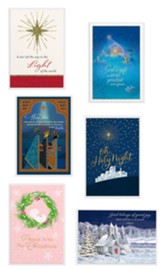 Oh Holy Night Christmas Cards, Box of 48 Assorted, KJV