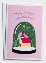 Merry and Bright, Happy and Blessed Christmas Cards, Box of 18, NLT