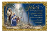Jesus Nativity Christmas Cards, NLT, Box of 18