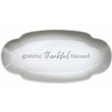 Grateful Thankful Blessed Serving Tray