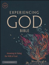 CSB Experiencing God Bible--LeatherTouch, charcoal