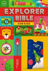 CSB Explorer Bible for Kids, Blast Off--soft leather-look - Imperfectly Imprinted Bibles