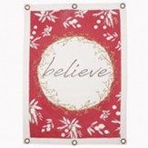 Believe Canvas Wall Banner