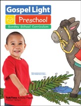Gospel Light: Preschool TalkTime Activity Pages, Spring 2024 Year A