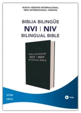 Biblia Bilingue NVI/NIV, Piel Imitada, Azul  (NVI/NIV Bilingual Bible, Leathersoft, Blue) - Imperfectly Imprinted Bibles