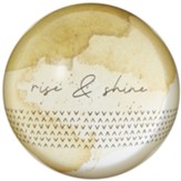 Rise & Shine Glass Paperweight