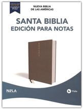 NBLA Santa Biblia Edición para Notas, Tapa Dura/Tela, Gris (Notetaking Holy Bible, Hardcover with Cloth, Grey)