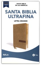 NBLA Santa Biblia Ultrafina, Letra Grande, Tamaño Manual, Leathersoft (Thinline Holy Bible, Giant Print, Handy Size, LeatherSoft Beige)