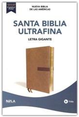 NBLA Santa Biblia Ultrafina, Letra Gigante (Thinline Holy Bible, Giant Print, LeatherSoft Beige)