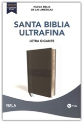 NBLA Santa Biblia Ultrafina, Letra Gigante, Negro (Thinline Holy, Bible Giant Pint, LeatherSoft Black)