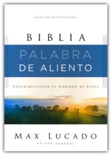 Biblia NVI Palabra de Aliento de Max  Lucado, Piel Simil, Cafe  (NVI Lucado Encouraging Word Bible, Soft Leather-Look, Brown)