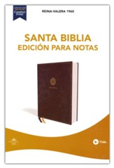 Reina Valera 1960 Santa Biblia Edicion para Notas, Leathersoft, Cafe (RVR 1960 Holy Bible, Journal Edition--soft leather-look, brown)