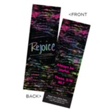 Rejoice Bookmarks, Pack of 25