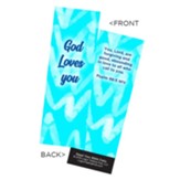God Loves You Bookmarks, Pack of 25