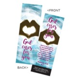 God Cares For You Bookmarks, Pack of 25