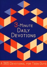 3-Minute Daily Devotions for Teen Guys