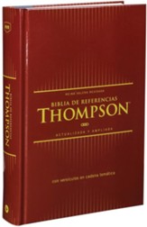 Reina Valera Revisada Biblia de Referencia Thompson, Tapa Dura, Palabras de Jess en Rojo (RVR Thomspon Chain-Reference Bible, hardcover)