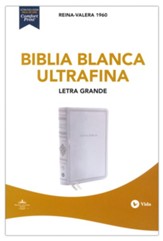 Biblia RVR 1960 Letra Gignate, Ultrafina, Piel Imit. White  (RVR 1960 Large Print, Ultrathin, Imitation leater, White)