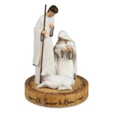 A Savior Is Born--Holy Family Sculpture