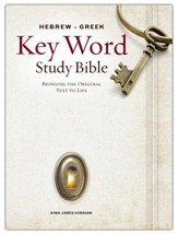 KJV Hebrew Greek Key Word Study Bible, Hardcover