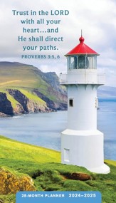 2024-2025 Lighthouses, 28 Month Pocket Planner