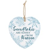 Snowflakes are Kisses from Heaven, Heart Ornament