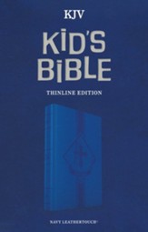 KJV Kids Bible, Thinline Edition--LeatherTouch, navy