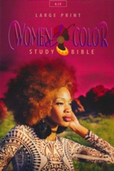 KJV Women of Color Study Bible, hardcover  - Slightly Imperfect