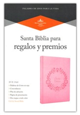 RVR 1960 Biblia para regalos y premios, rosa símil piel (Gift & Award Bible, Pink LeatherTouch)