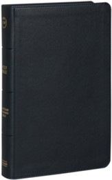 CSB Single-Column Personal Size  Bible, Navy LeatherTouch