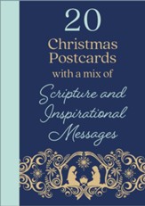 20 Christmas Postcards with Scripture and Inspirational Messages